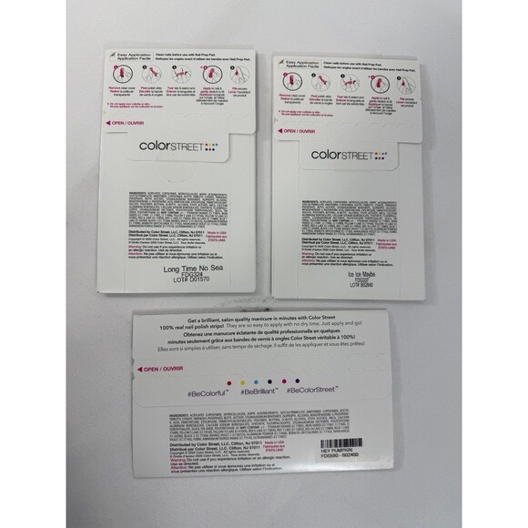 Color Street Nail Polish 3 Packs NEW Halloween and Winter Snowflakes - Picture 5 of 5